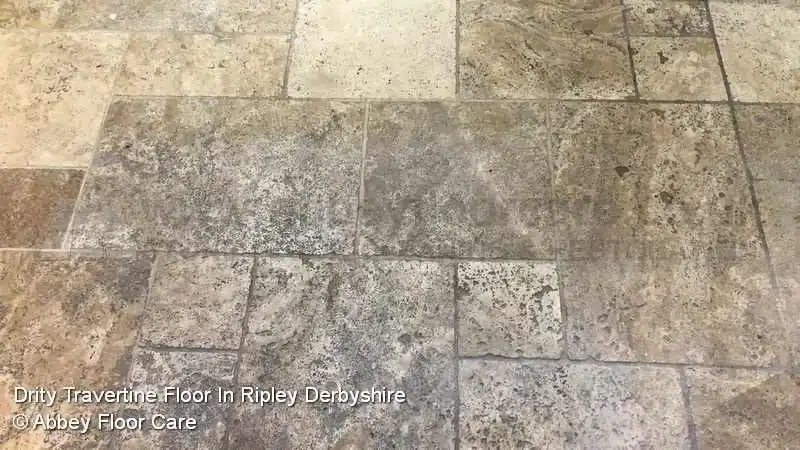 Drity-Travertine-Floor-In-Ripley-Derbyshire