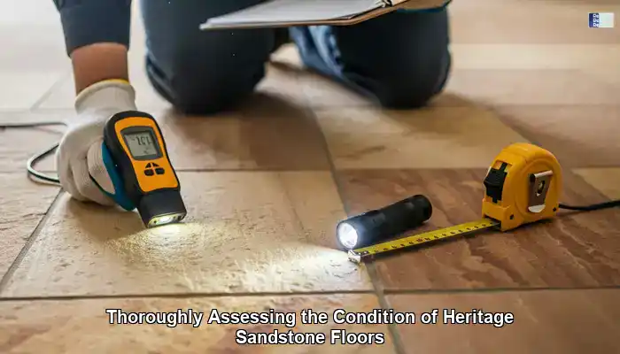 Thoroughly Assessing the Condition of Heritage Sandstone Floors