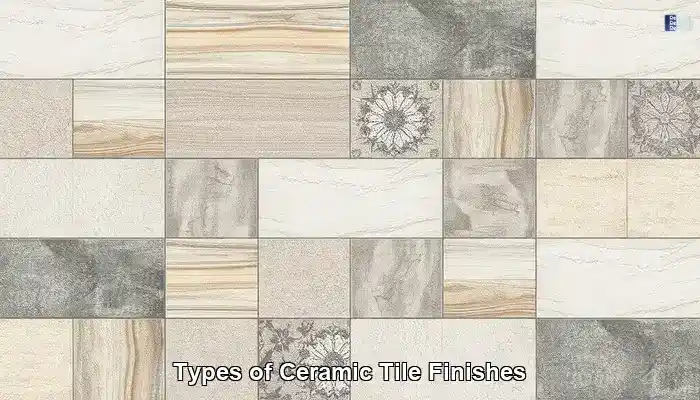 Types of ceramic tile finishes