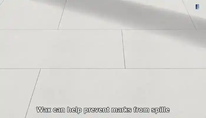 wax can help stop spills leaving a mark on matt ceramic tiles