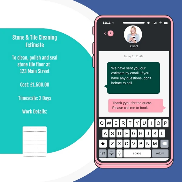 receive a written limestone cleaning and polishing estimate