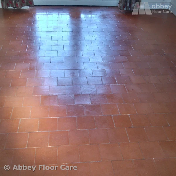Quarry Tiles Restoration by Abbey Floor Care Tile Cleaning
