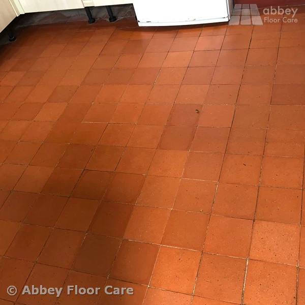 enjoy a beautiful quarry tile floor