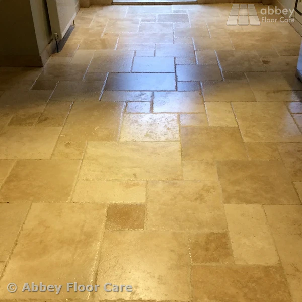 Travertine Cleaning by Abbey Floor Care Tile Cleaning