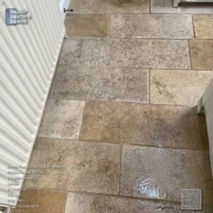 piocture of a soiled Limestone floor in Stirling
